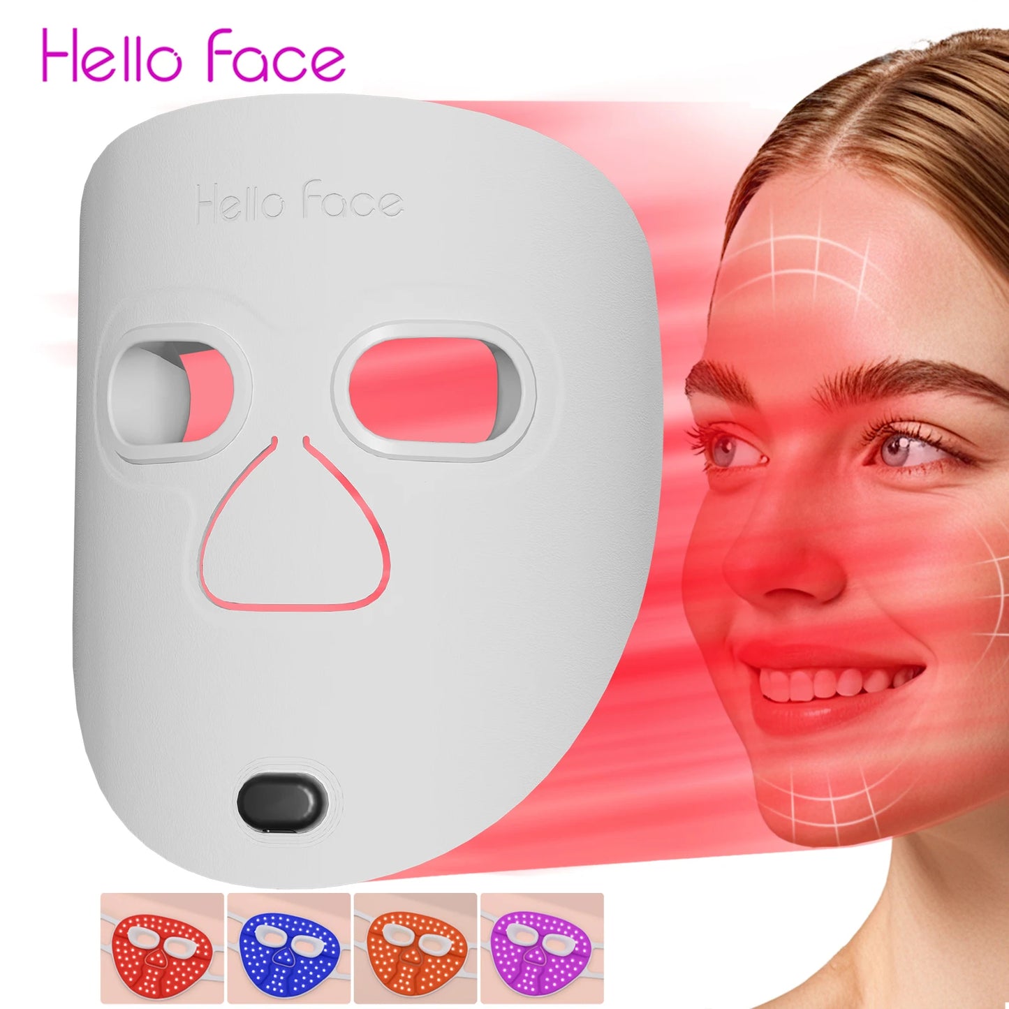 Red Light Therapy Photon Mask